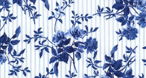 Delft Blume mit Streifen